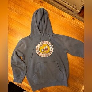 Hard to find Super light blue Vintage Pittsburgh Hornets ice hockey hoodie sz XS